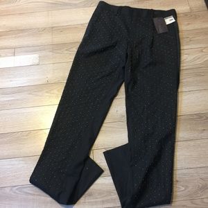 Prada Unique Pearl-Studded 100% Virgin Wool Pants